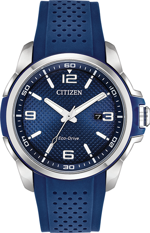 Citizen Men'S Eco-Drive Blue Dial Watch