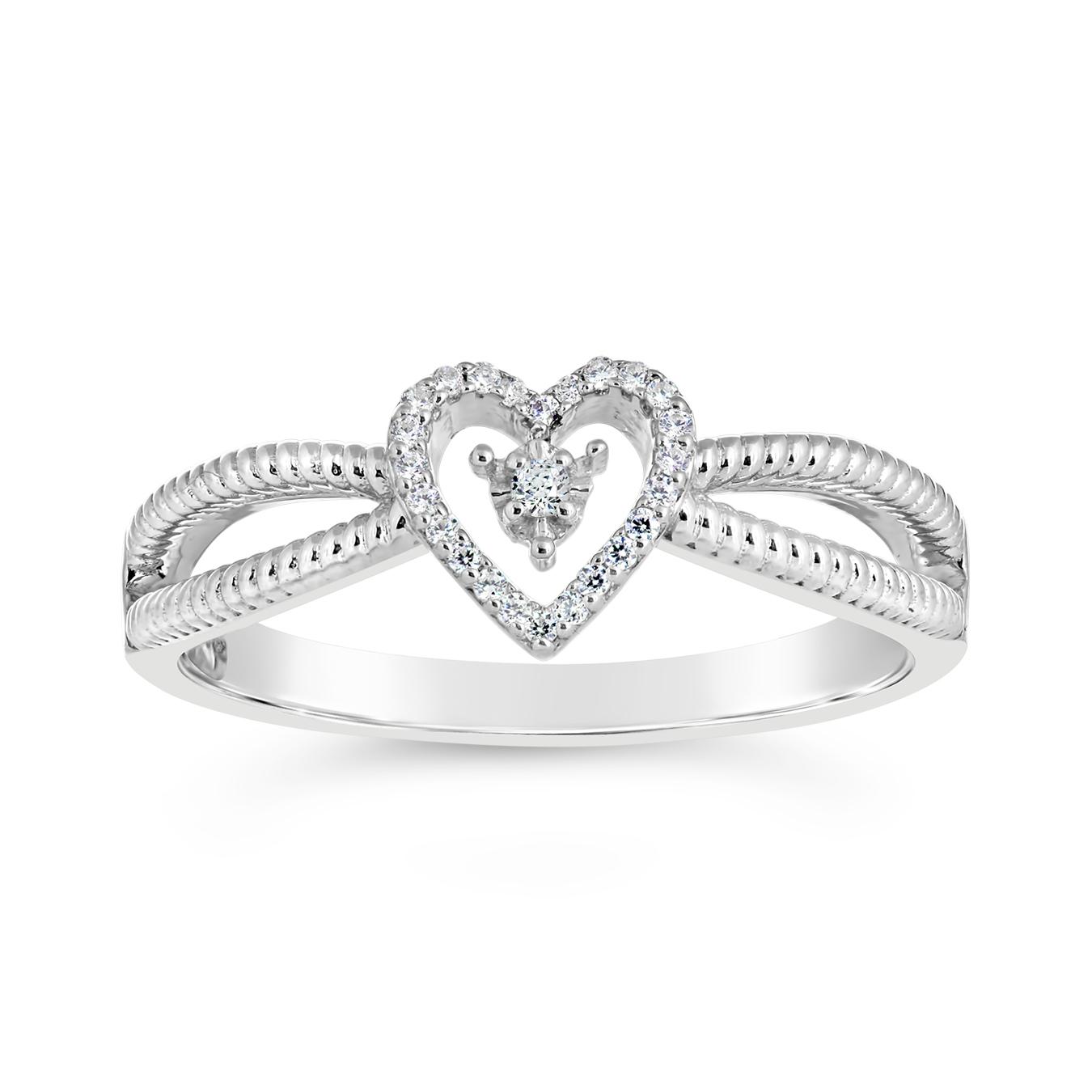 Diamond Infinity Necklace In Sterling Silver