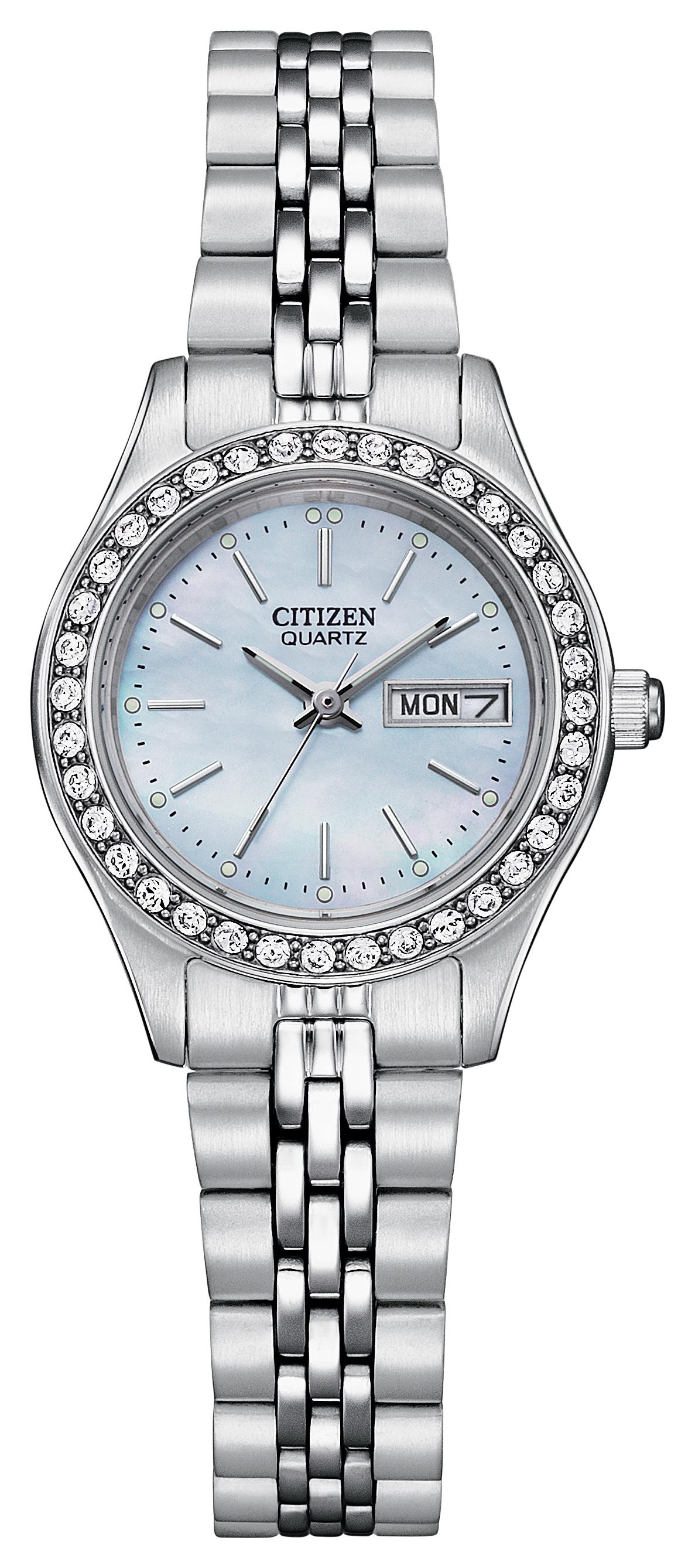 Citizen Women'S Quartz Watch With Mother Of Pearl Dial