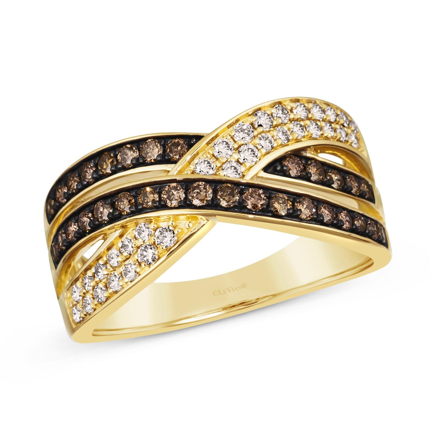 Le Vian 14K Honey Gold 0.64Ctw Diamond Ring