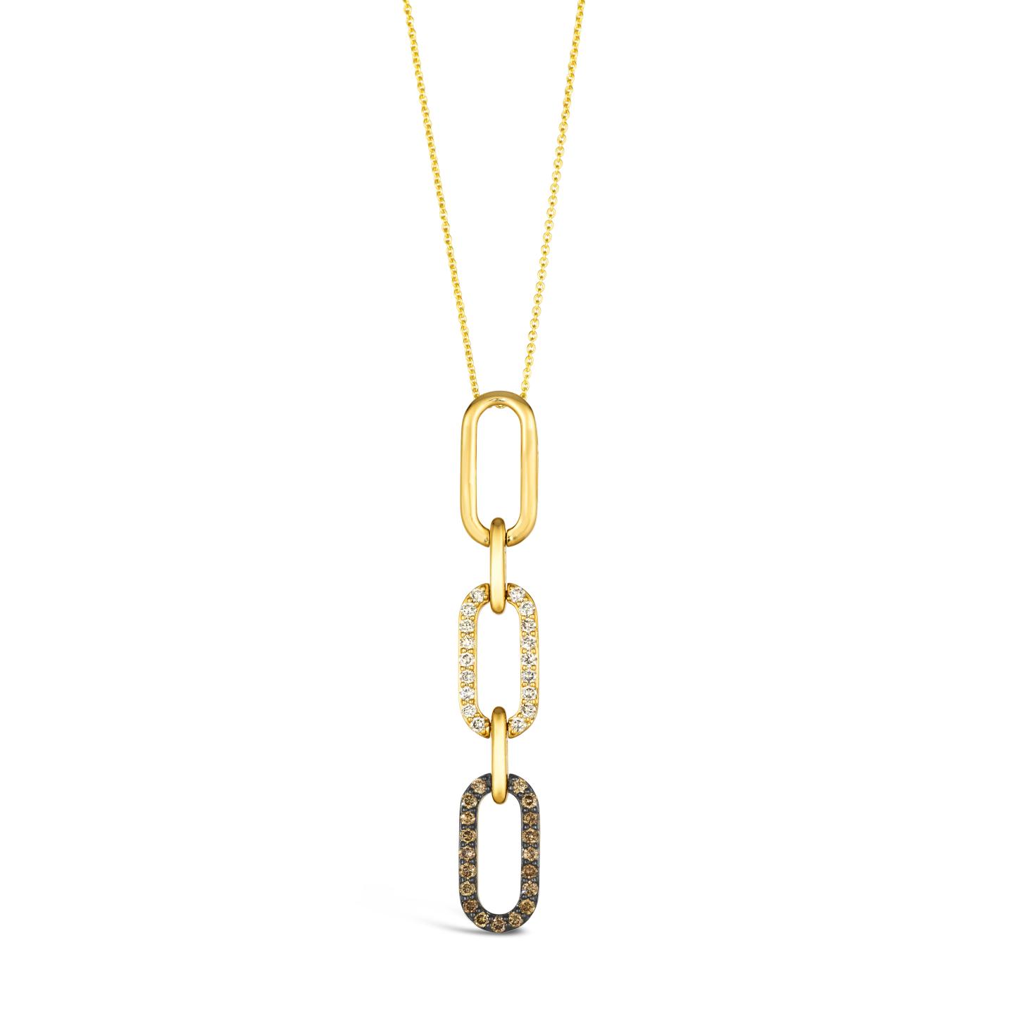 Le Vian 14K Honey Gold 0.65Ctw Diamond Pendant