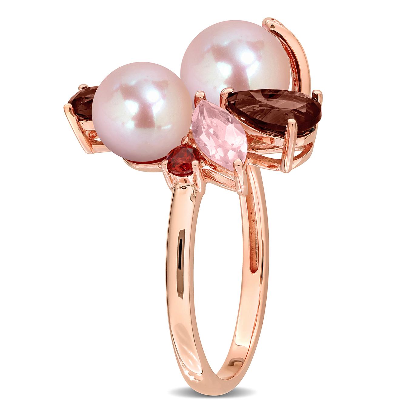 Julianna B Pink Plated Sterling Silver Pearl