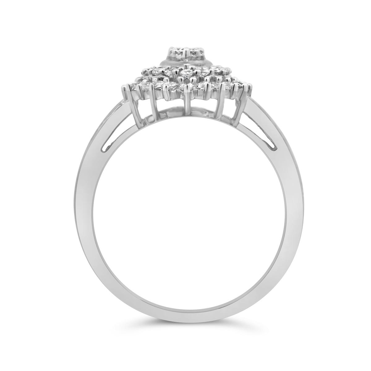 New Brilliance Lab Grown 0.50CTW Diamond Fashion Ring in Sterling Silver