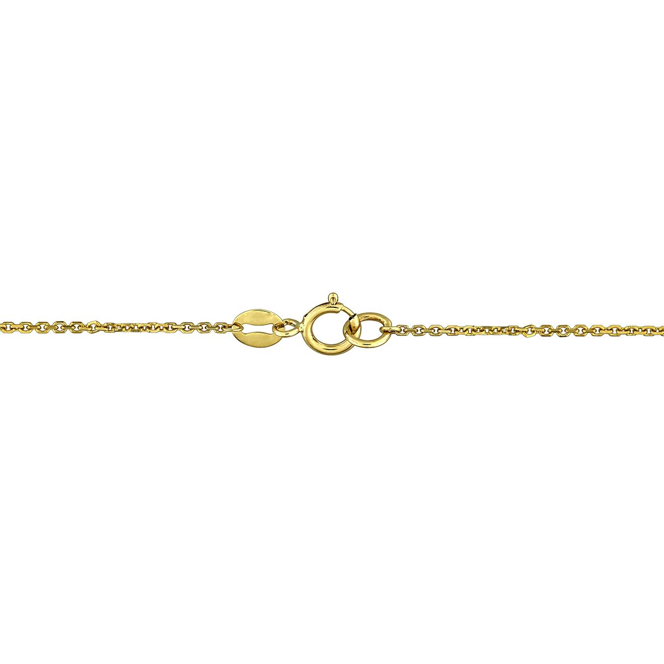 Julianna B 14K Yellow Gold Citrine & Diamond Station Bracelet 7"