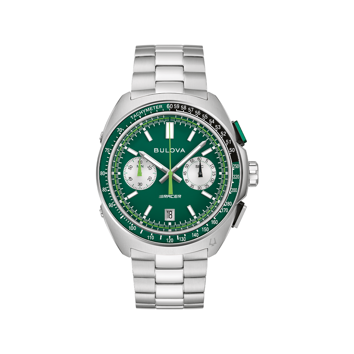 Bulova Men'S Racer Green Dial Watch