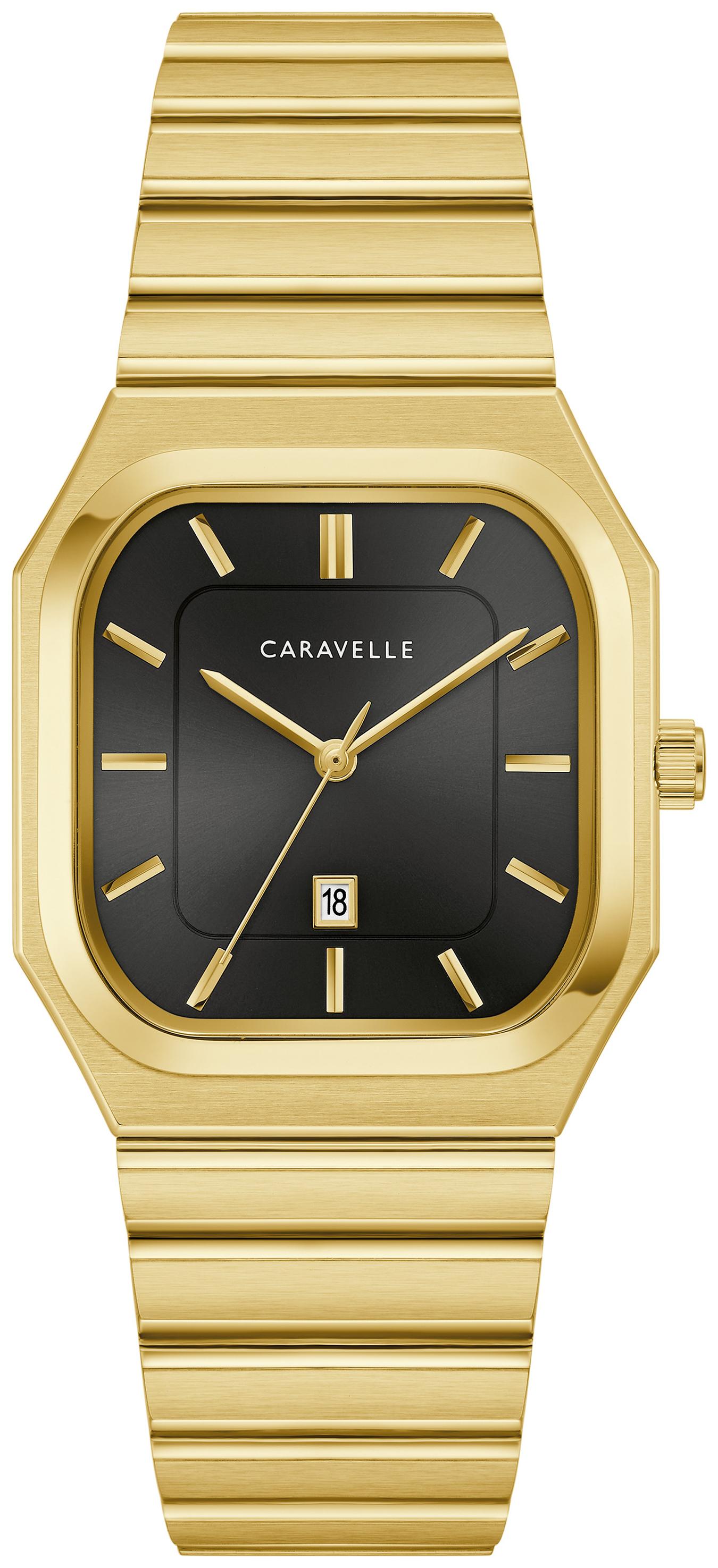 Caravelle Men'S Classic Black Dial Watch