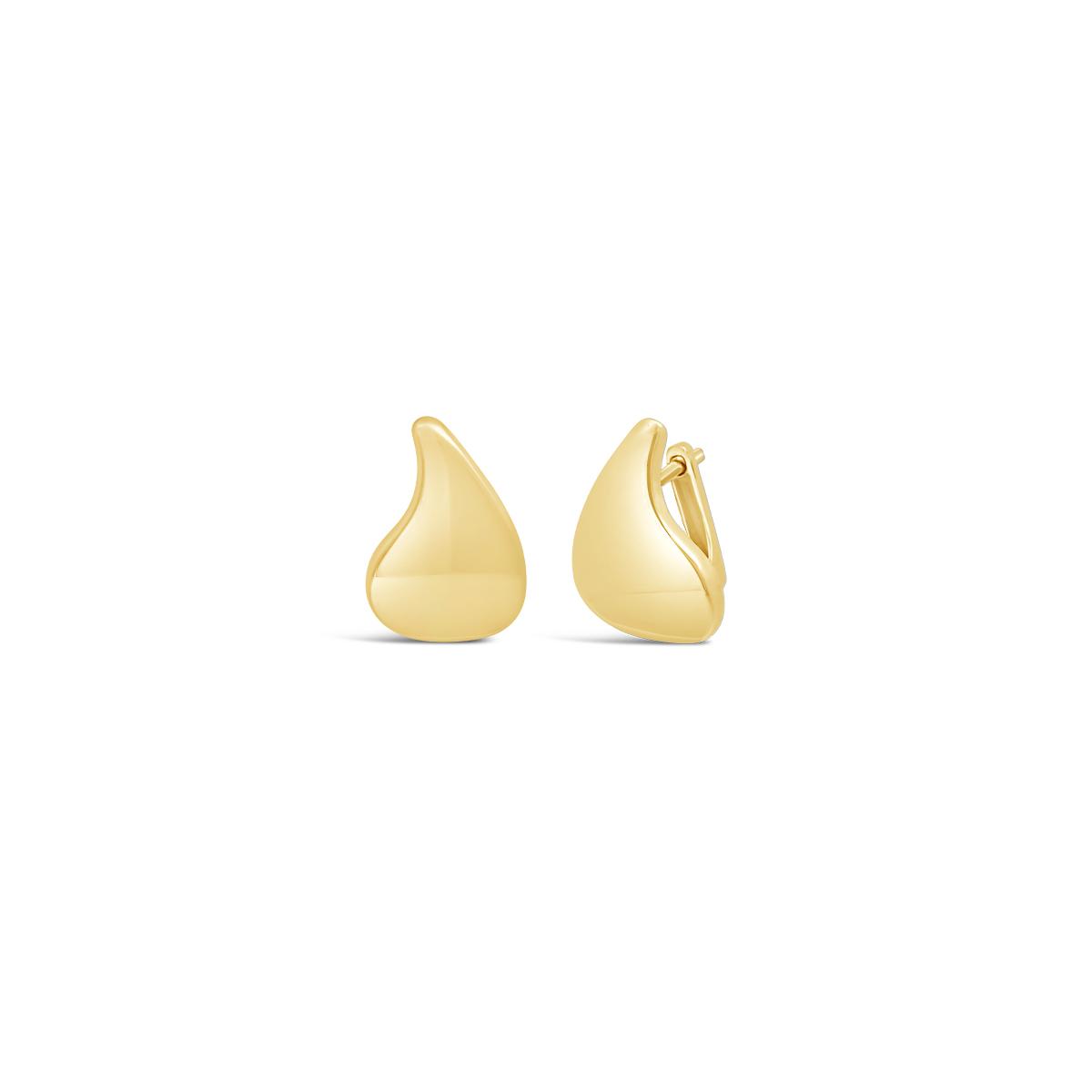 10K Yellow Gold Tear Drop Earrings