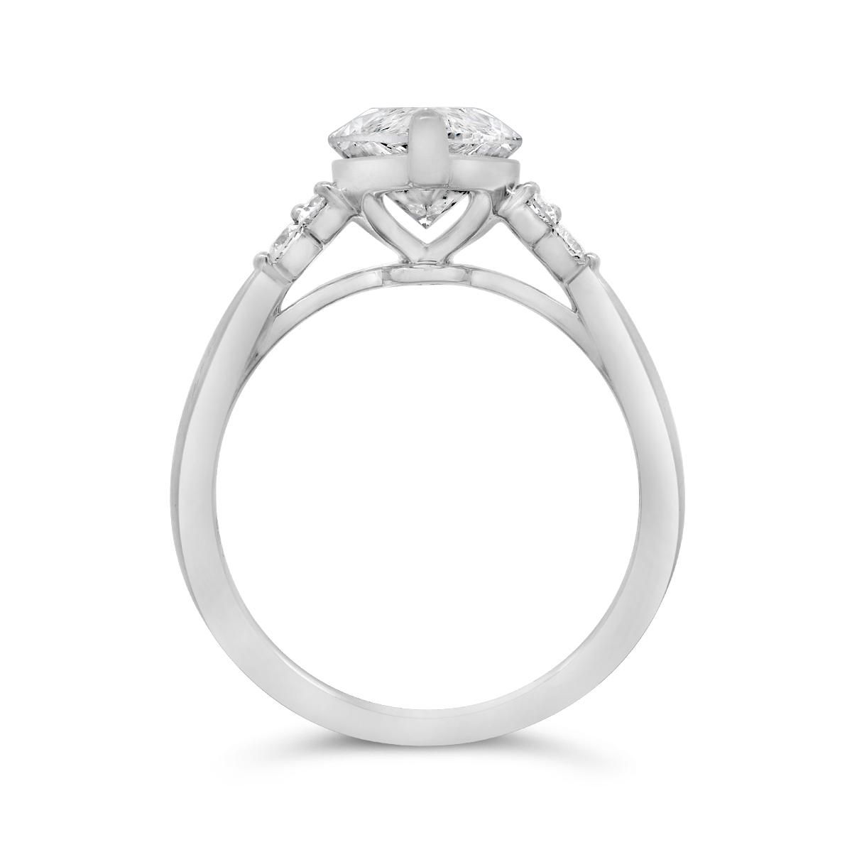 Above Love Lab Grown 3.53Ctw Marquise Diamond Bridal Ring In 14K White Gold