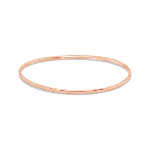 10K Rose Gold 65mm High Polished Bangle Ben Moss Jewellers